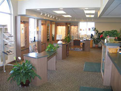 Interior of Advanced Eyecare Center - Vision Source